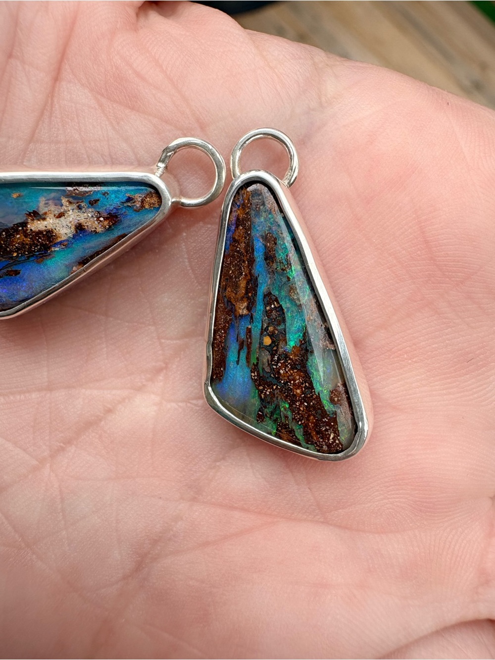 Australian Boulder Opal Charms - Picture 4 of 10